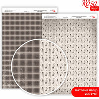 Papiere na scrapbooking Mens Style A4  | rôzne motívy — obrázok 1