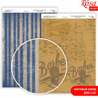 Papiere na scrapbooking Mens Style A4  | rôzne motívy — obrázok 2
