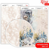 Papiere na scrapbooking Ocean Dreams A4  | rôzne motívy — obrázok 3