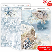 Papiere na scrapbooking Ocean Dreams A4  | rôzne motívy — obrázok 4