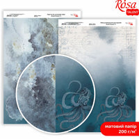 Papiere na scrapbooking Ocean Dreams A4  | rôzne motívy — obrázok 7