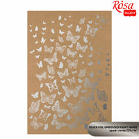 Papiere na scrapbooking s metalickými prvkami A4  | rôzne motívy — obrázok 4