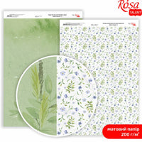 Papiere na scrapbooking Wild Flowers A4  | rôzne motívy — obrázok 3