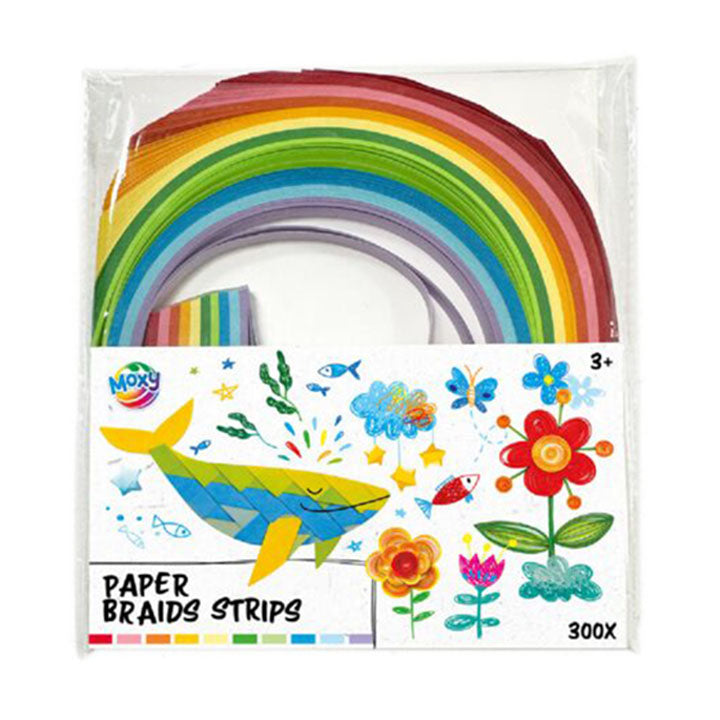 Papierové prúžky mix farieb | 300 ks — obrázok 1