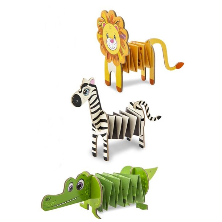 Papierové zvieratá na savane DIY set — obrázok 3