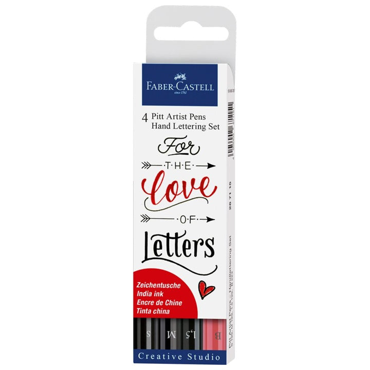 PITT umelecké fixky set Hand Lettering Love
