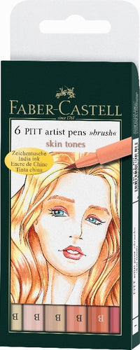 PITT umelecké perá set 6 Skin