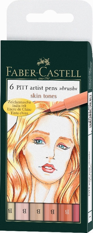 PITT umelecké perá set 6 Skin