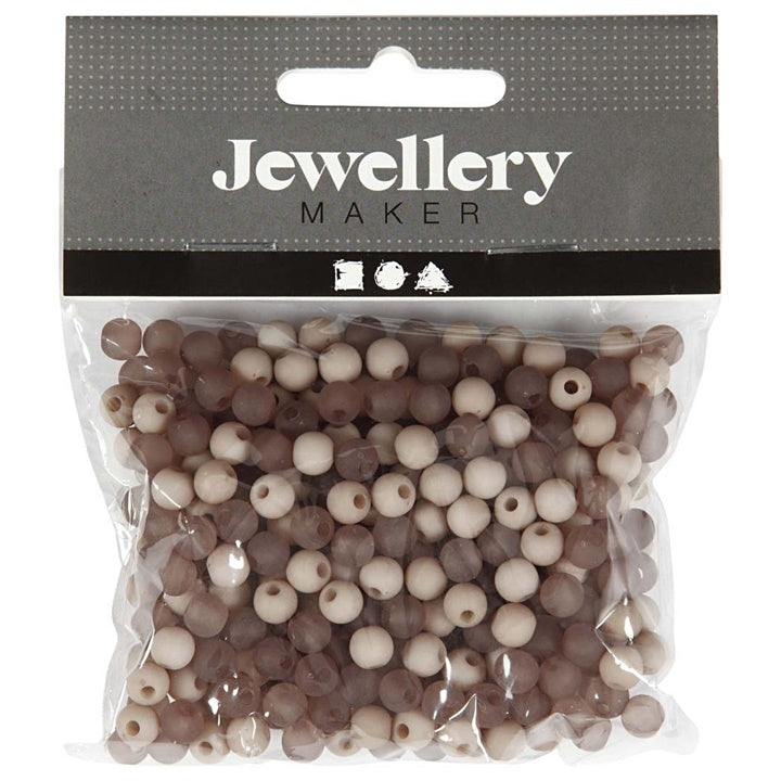 Plastové korálky - 40 g | rôzne farby — obrázok 7