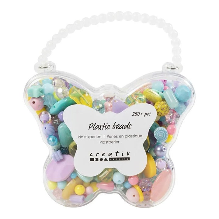 Plastové korálky mix farieb 193 g — obrázok 1