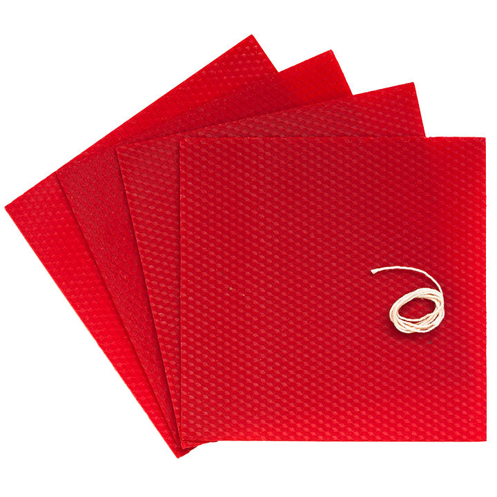 Pláty z včelieho vosku / 4 ks v balení  | rôzne farby — obrázok 4