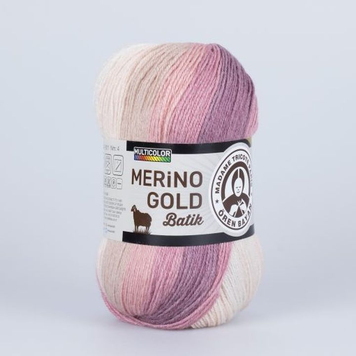 Pletacia priadza Madame Tricote Paris Merino Gold Batik 100 g  | rôzne farby — obrázok 3