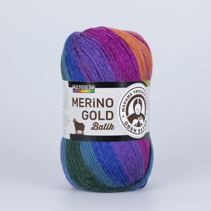 Pletacia priadza Madame Tricote Paris Merino Gold Batik 100 g  | rôzne farby — obrázok 5