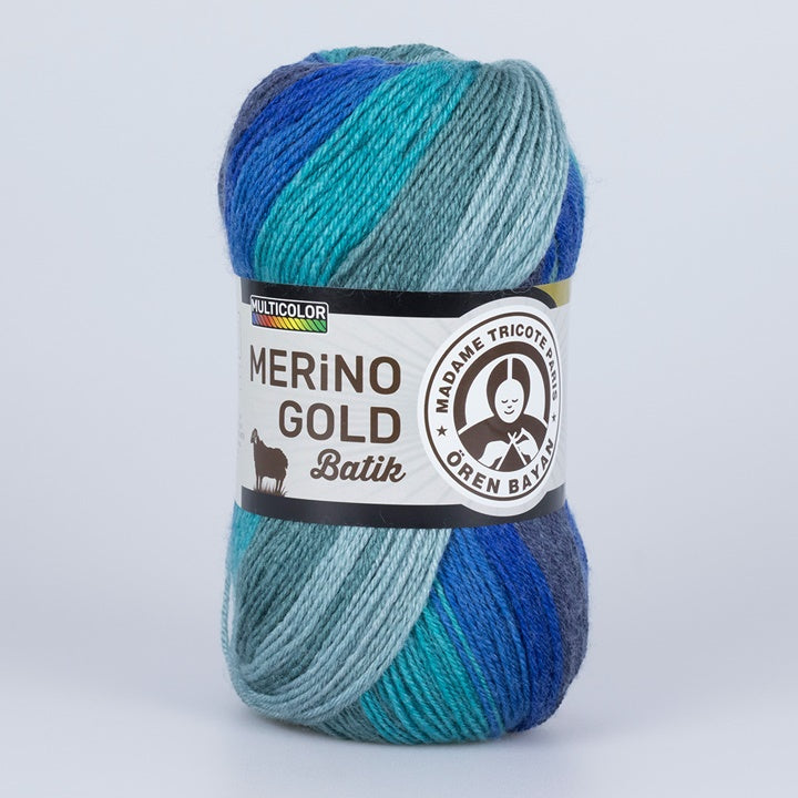 Pletacia priadza Madame Tricote Paris Merino Gold Batik 100 g  | rôzne farby — obrázok 6