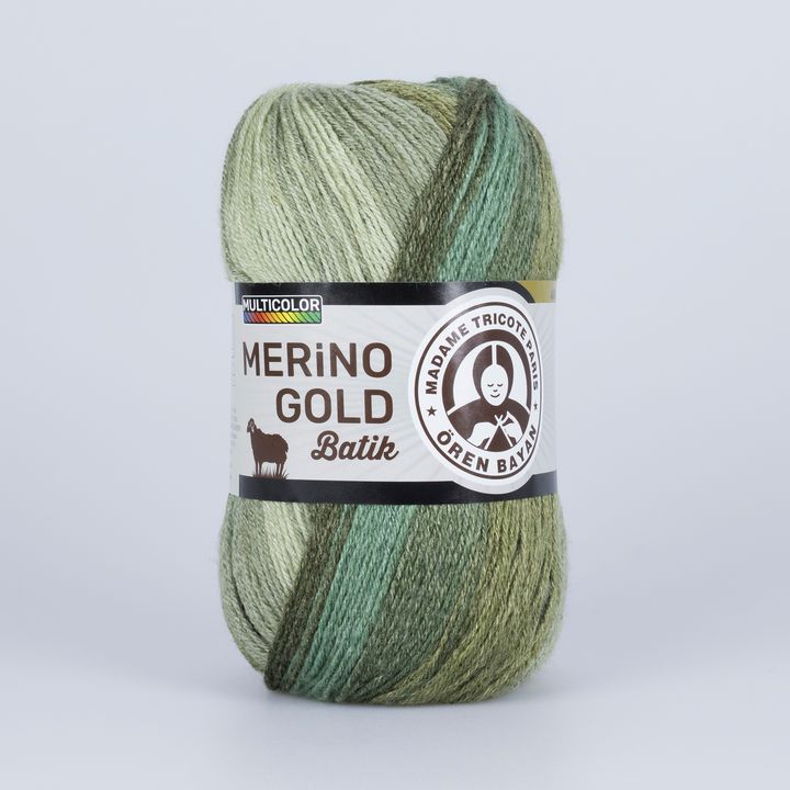 Pletacia priadza Madame Tricote Paris Merino Gold Batik 100 g  | rôzne farby — obrázok 9