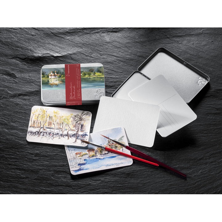Pohľadnice WatercolourBox od Hahnemühle Rough 30 ks — obrázok 1