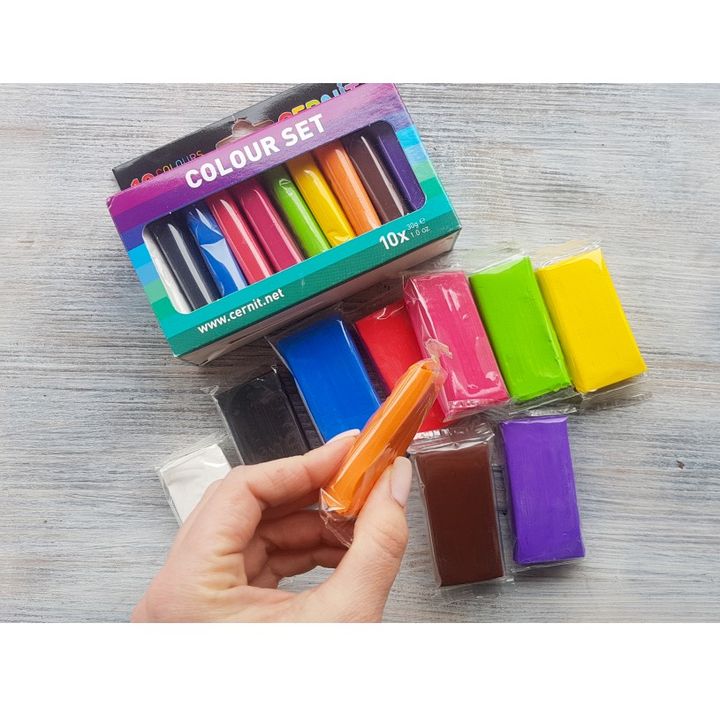 Polymérová hmota CERNIT Number One sada 10x30g — obrázok 2