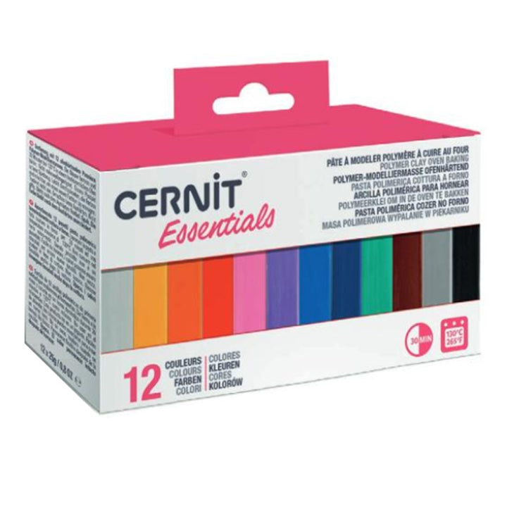 Polymerová hmota CERNIT sada 12x25 g Basic — obrázok 1