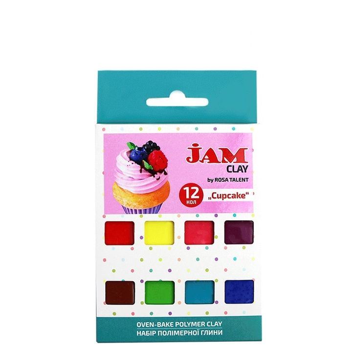 Polymérová hmota Rosa Talent - sada Cupcake 12 x 20 g — obrázok 1