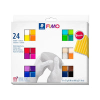 Polymérová hmota sada FIMO Soft Základné farby 24x25g