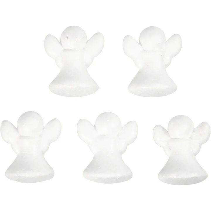 Polystyrénový anjel 6 cm 5 ks — obrázok 2