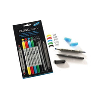 Popisovače COPIC Ciao Bright Tones / sada 5+1