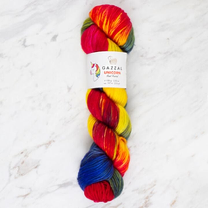 Priadza na pletenie Gazzal Unicorn 100 g  | rôzne odtiene — obrázok 11
