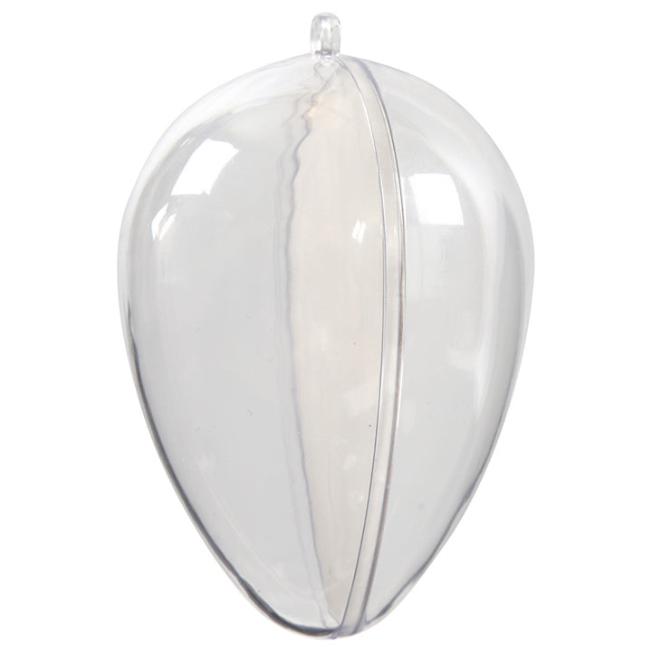 Priehľadné akrylové skladacie vajíčka - 5 ks / 9 cm