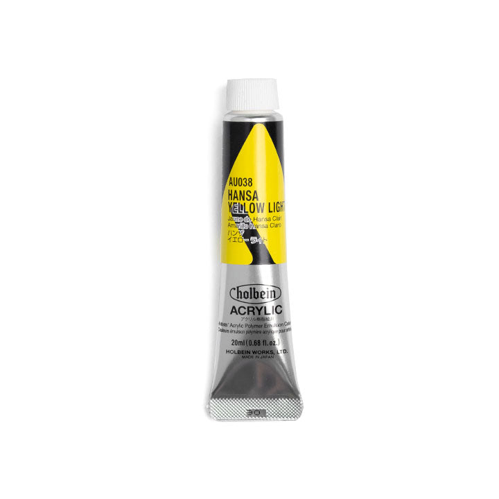 Profesionálne akrylové farby Heavy Body - Holbein | žlté odtiene — obrázok 1