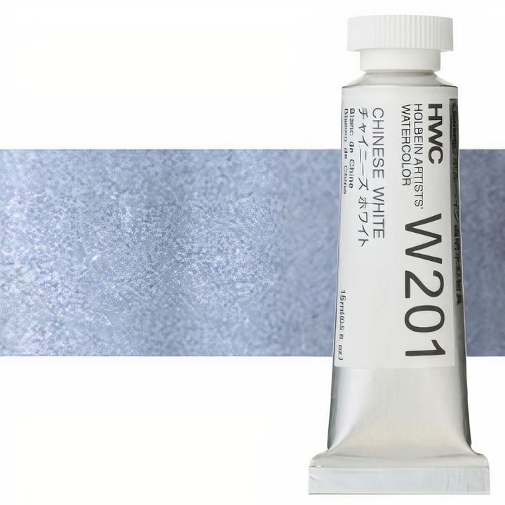 Profesionálne akvarelové farby Holbein Artists 15 ml  | biele a čierne odtiene — obrázok 1