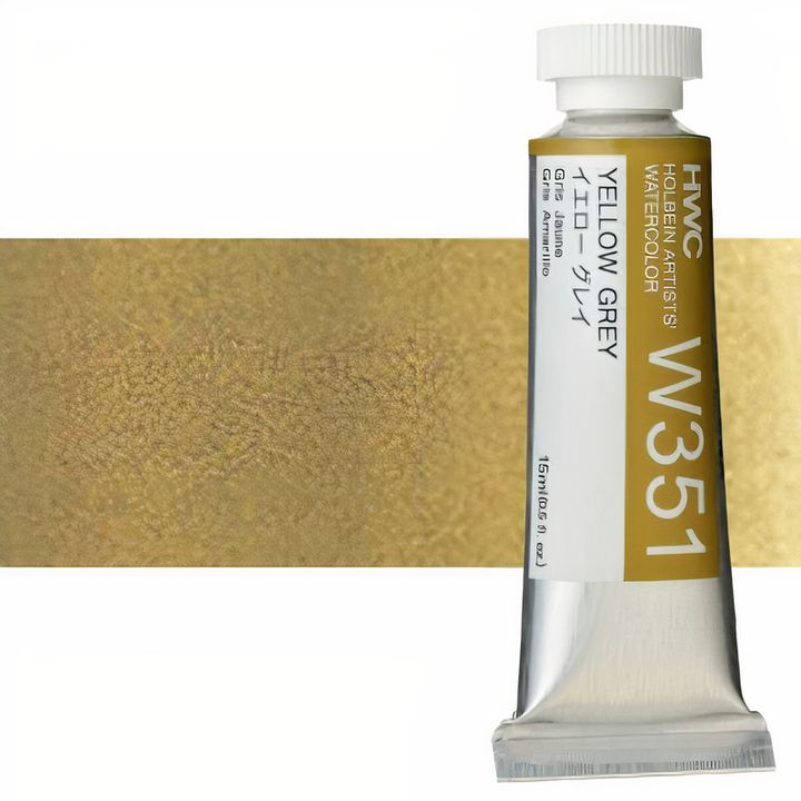 Profesionálne akvarelové farby Holbein Artists 15 ml  | biele a čierne odtiene — obrázok 6