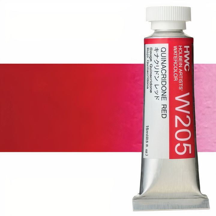 Profesionálne akvarelové farby Holbein Artists 15 ml  | červené odtiene — obrázok 3