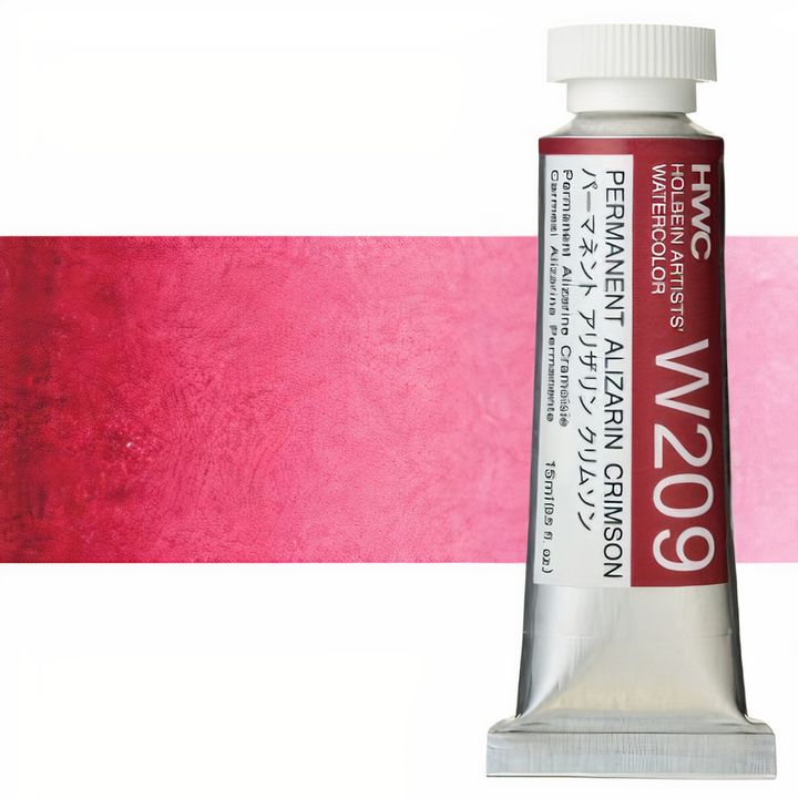 Profesionálne akvarelové farby Holbein Artists 15 ml  | červené odtiene — obrázok 7