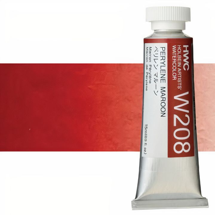 Profesionálne akvarelové farby Holbein Artists 15 ml  | červené odtiene — obrázok 6