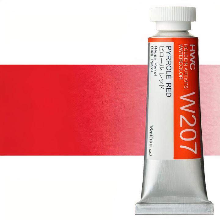 Profesionálne akvarelové farby Holbein Artists 15 ml  | červené odtiene — obrázok 5