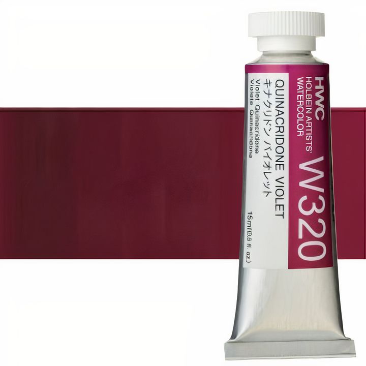 Profesionálne akvarelové farby Holbein Artists 15 ml  | fialové odtiene — obrázok 9