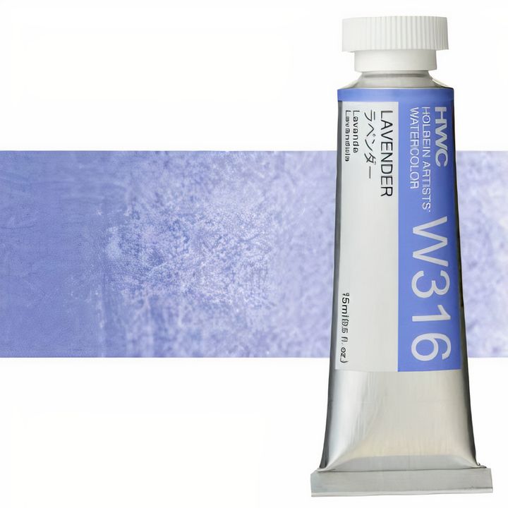 Profesionálne akvarelové farby Holbein Artists 15 ml  | fialové odtiene — obrázok 7