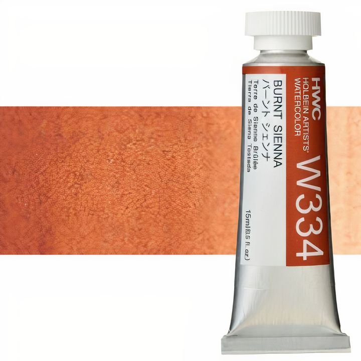 Profesionálne akvarelové farby Holbein Artists 15 ml  | hnedé odtiene — obrázok 8