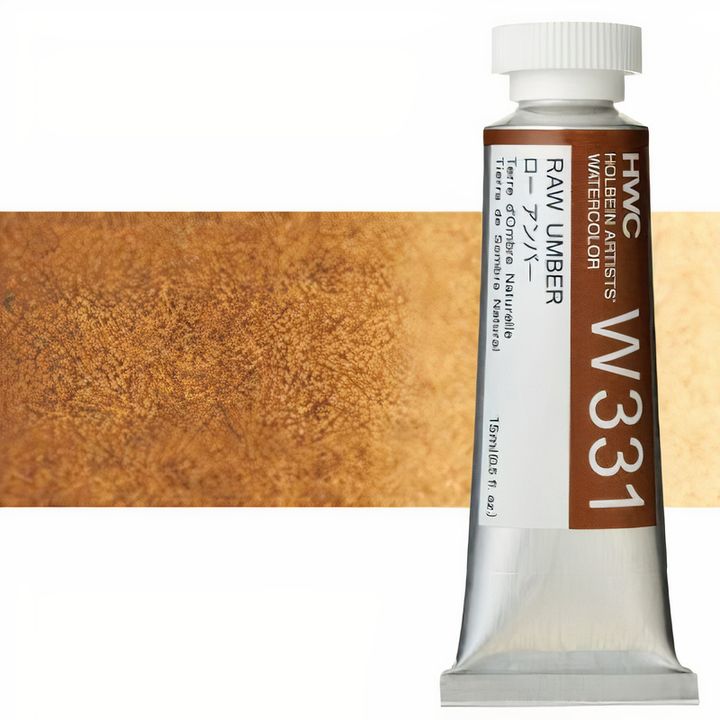 Profesionálne akvarelové farby Holbein Artists 15 ml  | hnedé odtiene — obrázok 5