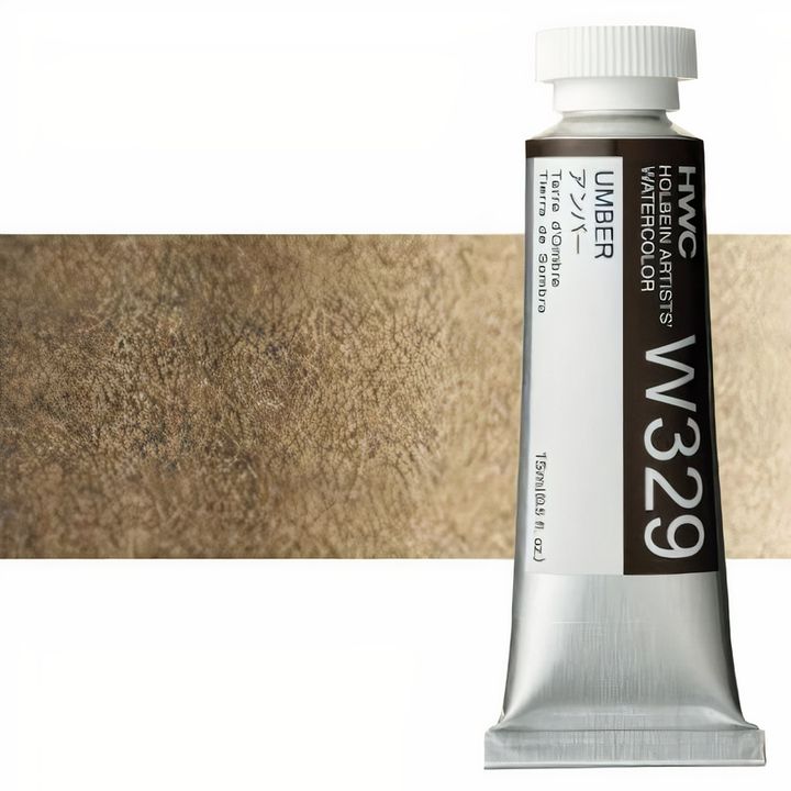 Profesionálne akvarelové farby Holbein Artists 15 ml  | hnedé odtiene — obrázok 3