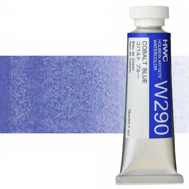Profesionálne akvarelové farby Holbein Artists 15 ml  | modré odtiene — obrázok 3