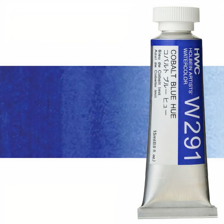 Profesionálne akvarelové farby Holbein Artists 15 ml  | modré odtiene — obrázok 4