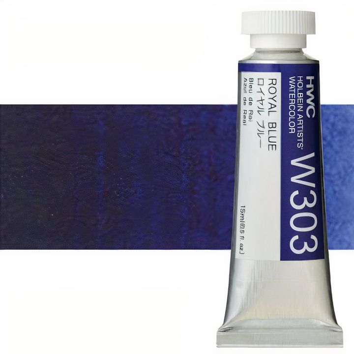 Profesionálne akvarelové farby Holbein Artists 15 ml  | modré odtiene — obrázok 15