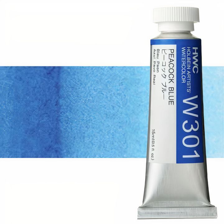 Profesionálne akvarelové farby Holbein Artists 15 ml  | modré odtiene — obrázok 13