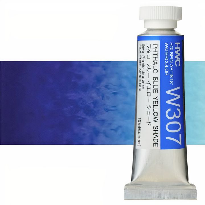 Profesionálne akvarelové farby Holbein Artists 15 ml  | modré odtiene — obrázok 19