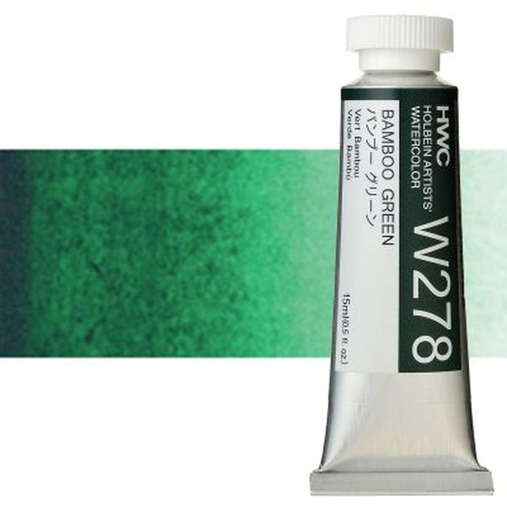 Profesionálne akvarelové farby Holbein Artists 15 ml  | zelené odtiene — obrázok 18