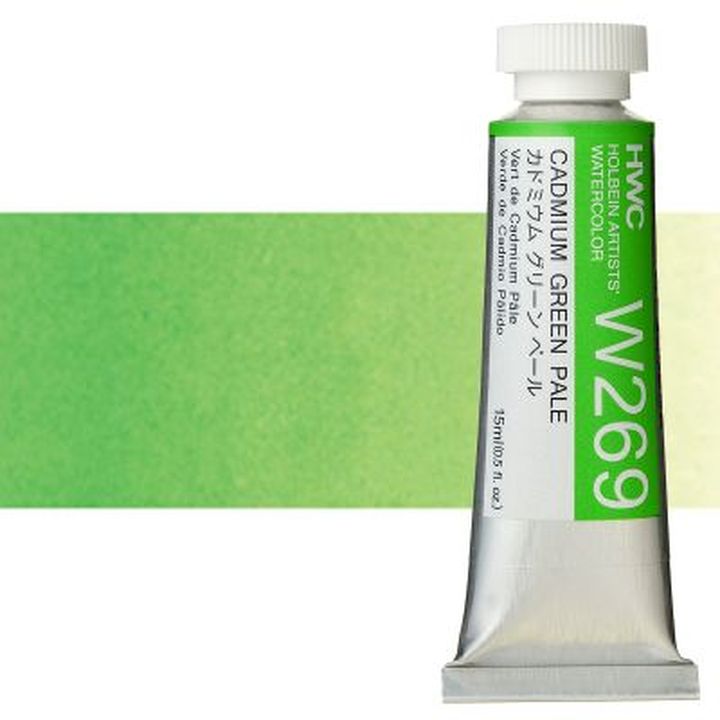 Profesionálne akvarelové farby Holbein Artists 15 ml  | zelené odtiene — obrázok 12