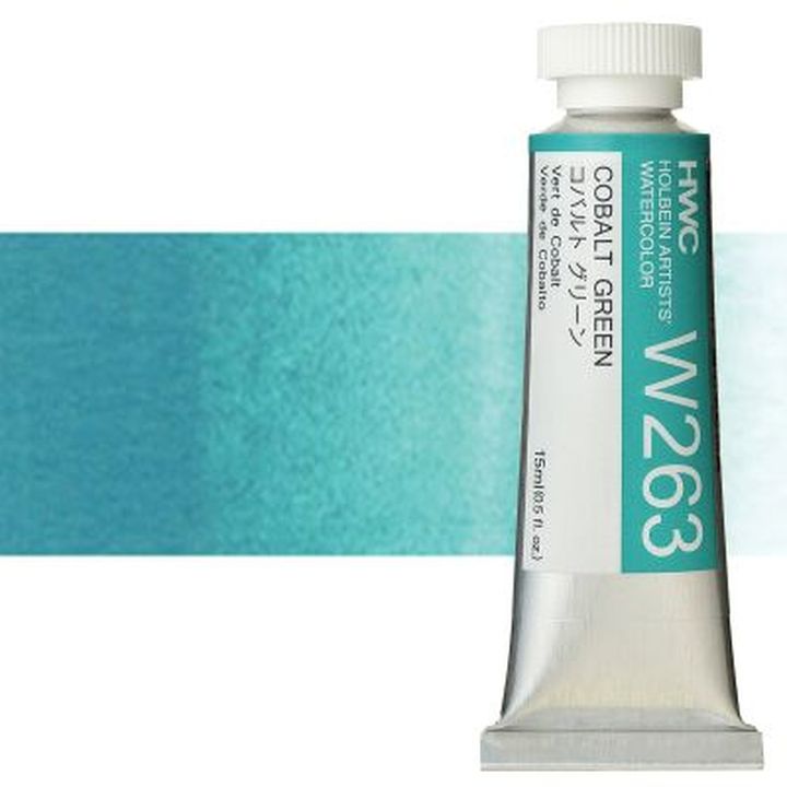 Profesionálne akvarelové farby Holbein Artists 15 ml  | zelené odtiene — obrázok 7