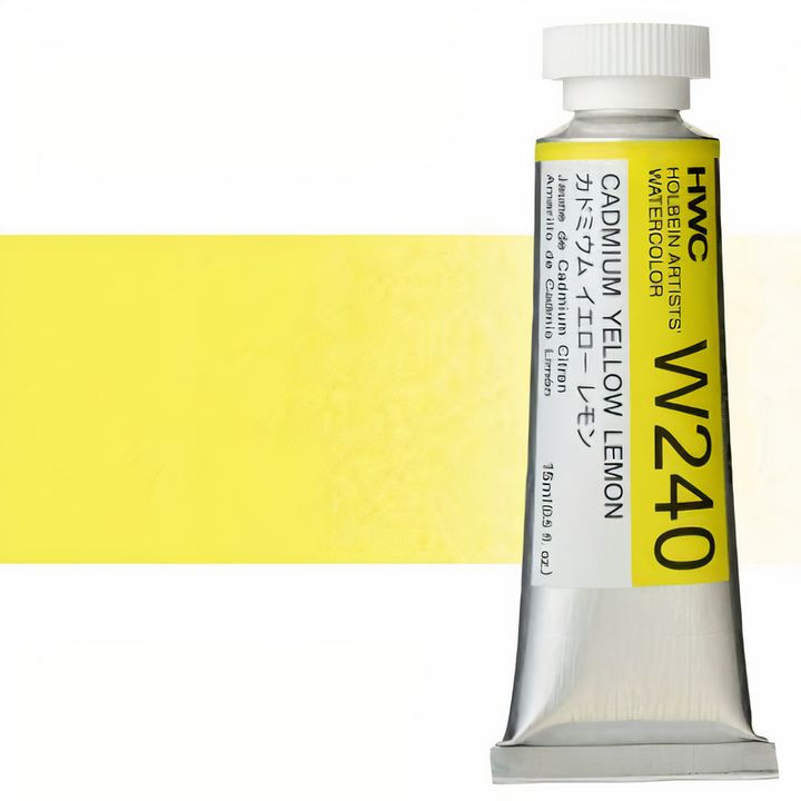 Profesionálne akvarelové farby Holbein Artists 15 ml  | žlté odtiene — obrázok 13