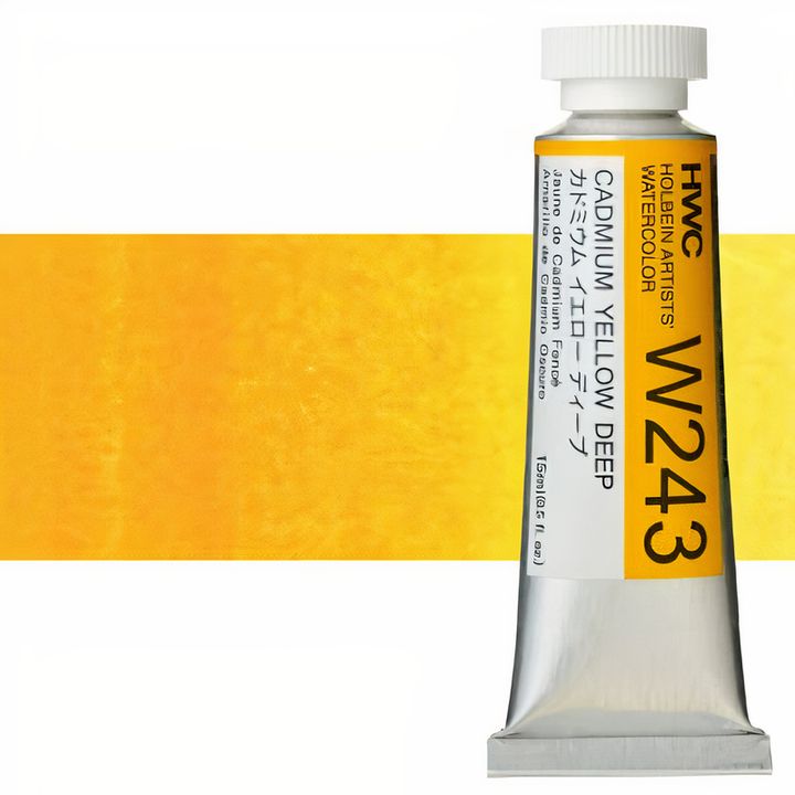 Profesionálne akvarelové farby Holbein Artists 15 ml  | žlté odtiene — obrázok 16